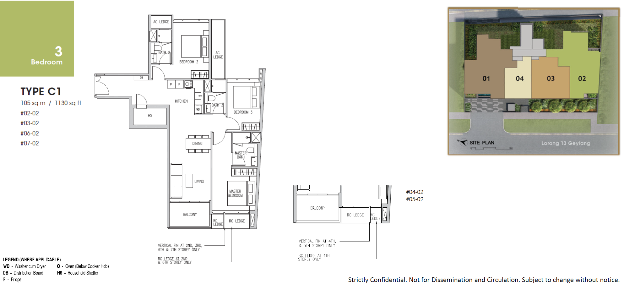 Gems Ville 1 Bedroom Floor Plan 1